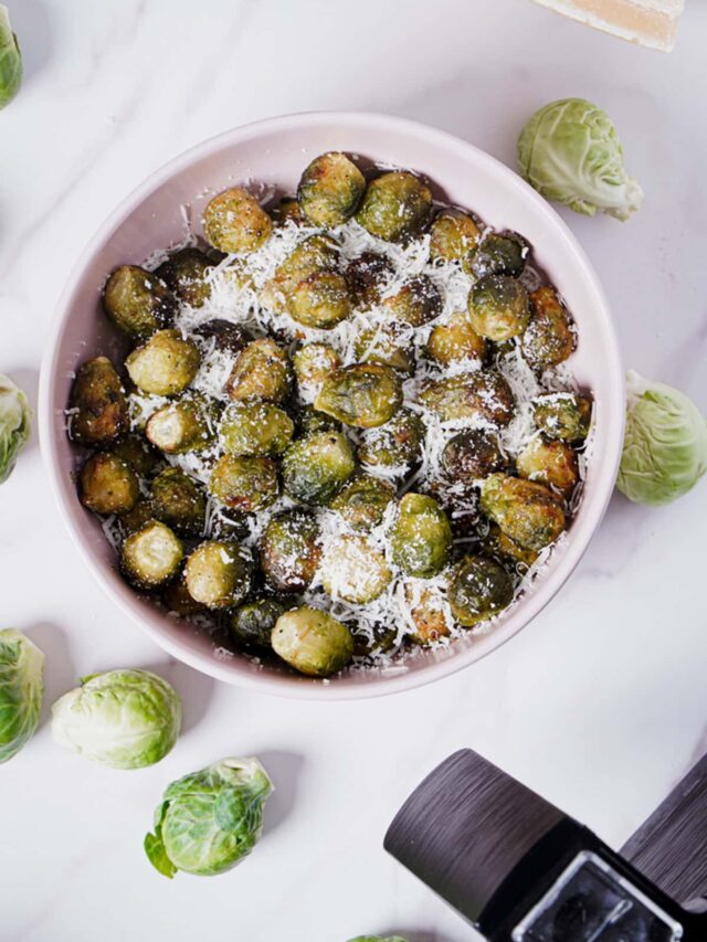 Quick and Easy Air Fryer Frozen Brussels Sprouts