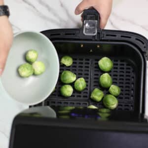 air frying brussels sprouts