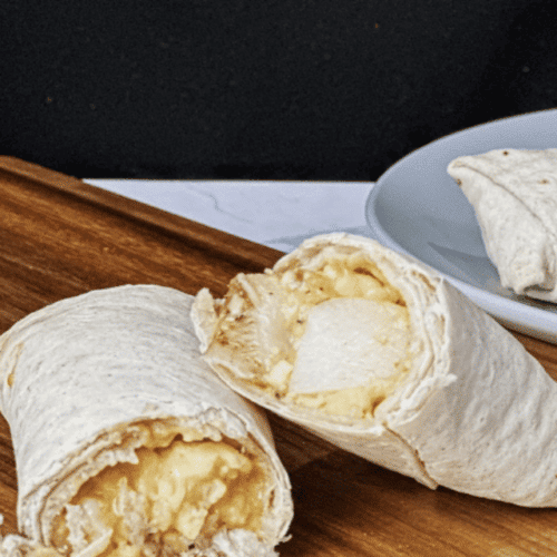 Instagram post - frozen breakfast burrito