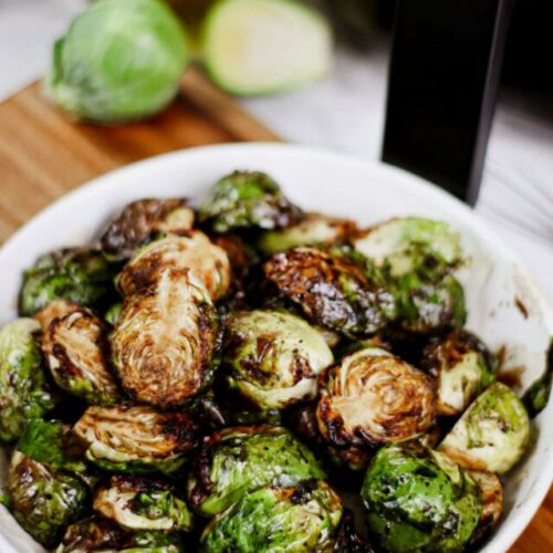 air fryer brussels sprouts balsamic recipe