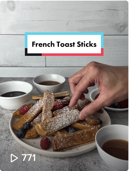 tiktok frozen french toast sticks