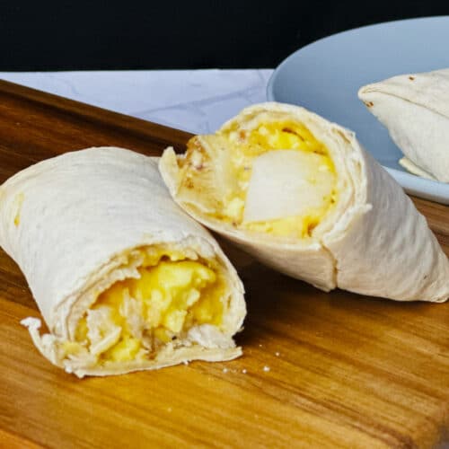 Fully-Loaded Air Fryer Breakfast Burrito 🌯 {Quick & Easy}