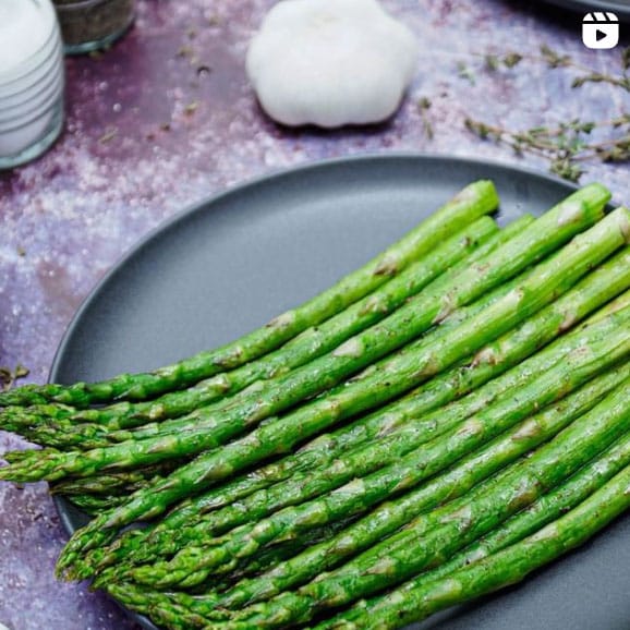 Instagram Reel - Air Fryer Roasted Asparagus