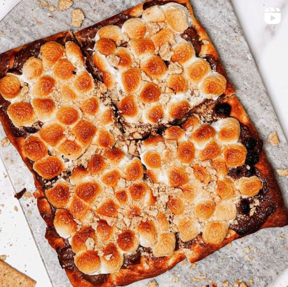 Instagram reel pizza S'mores air fryer recipe