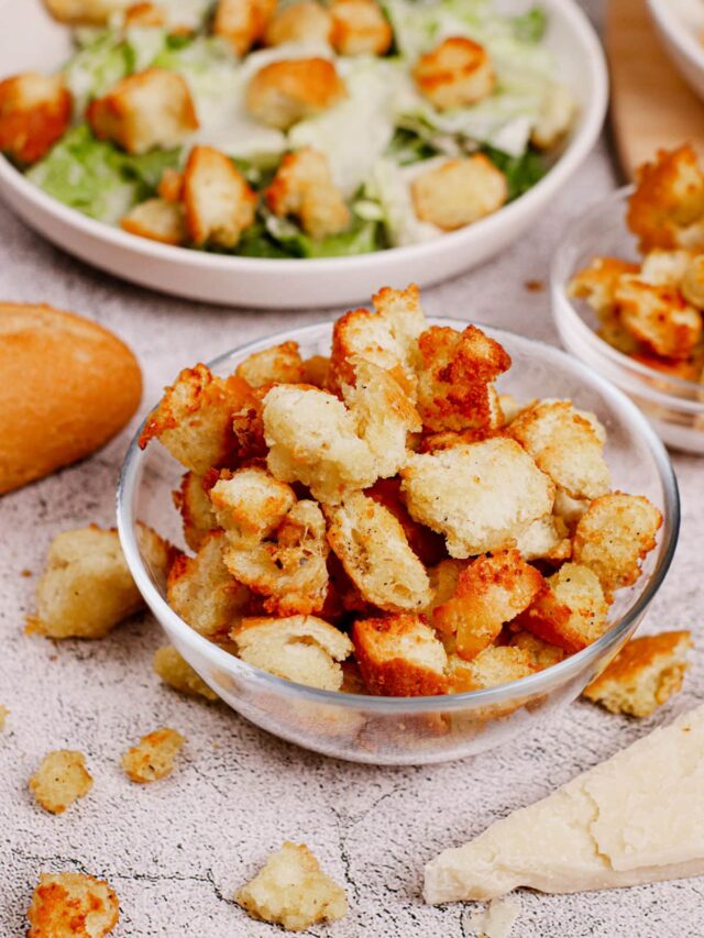 Easy Homemade Air Fryer Croutons Recipe