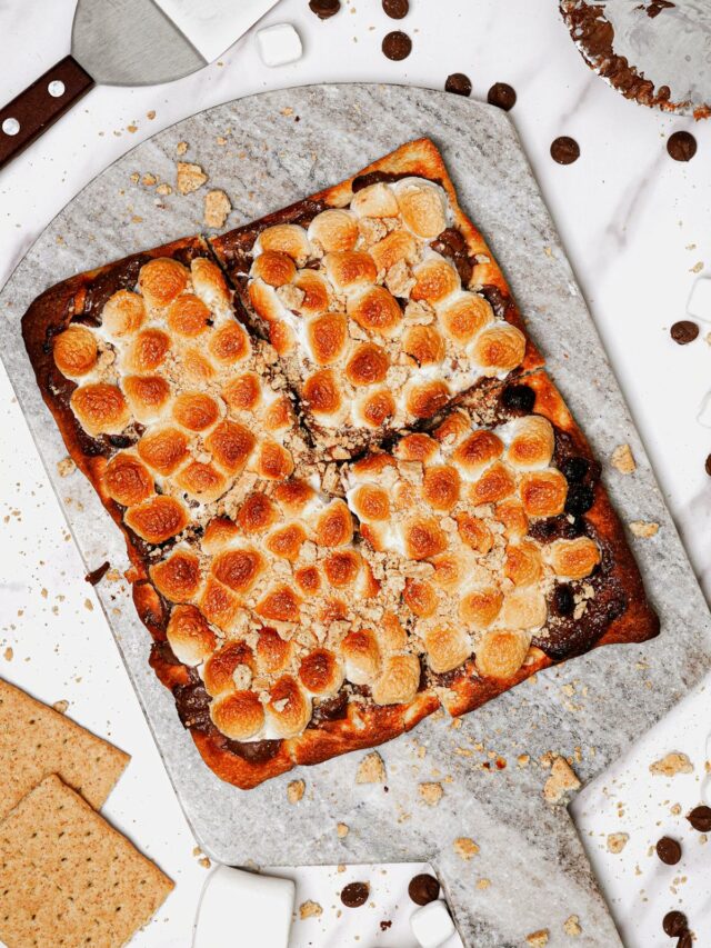 Air Fryer S’mores Pizza
