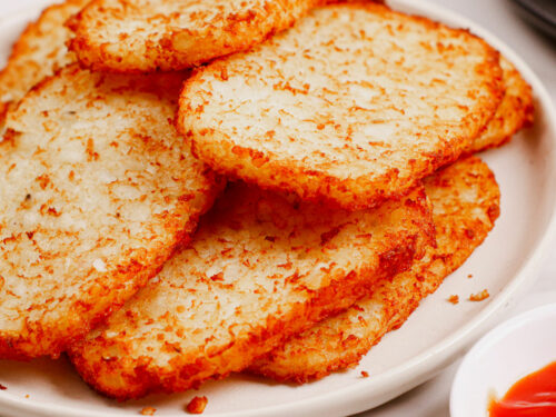 Air Fryer Hash Brown “Toast” Recipe
