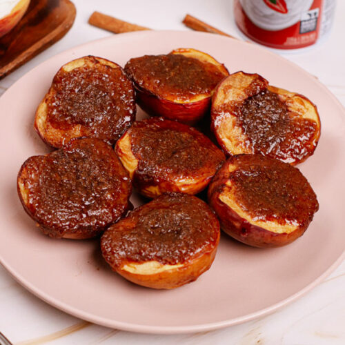Grilled Peaches in Air Fryer