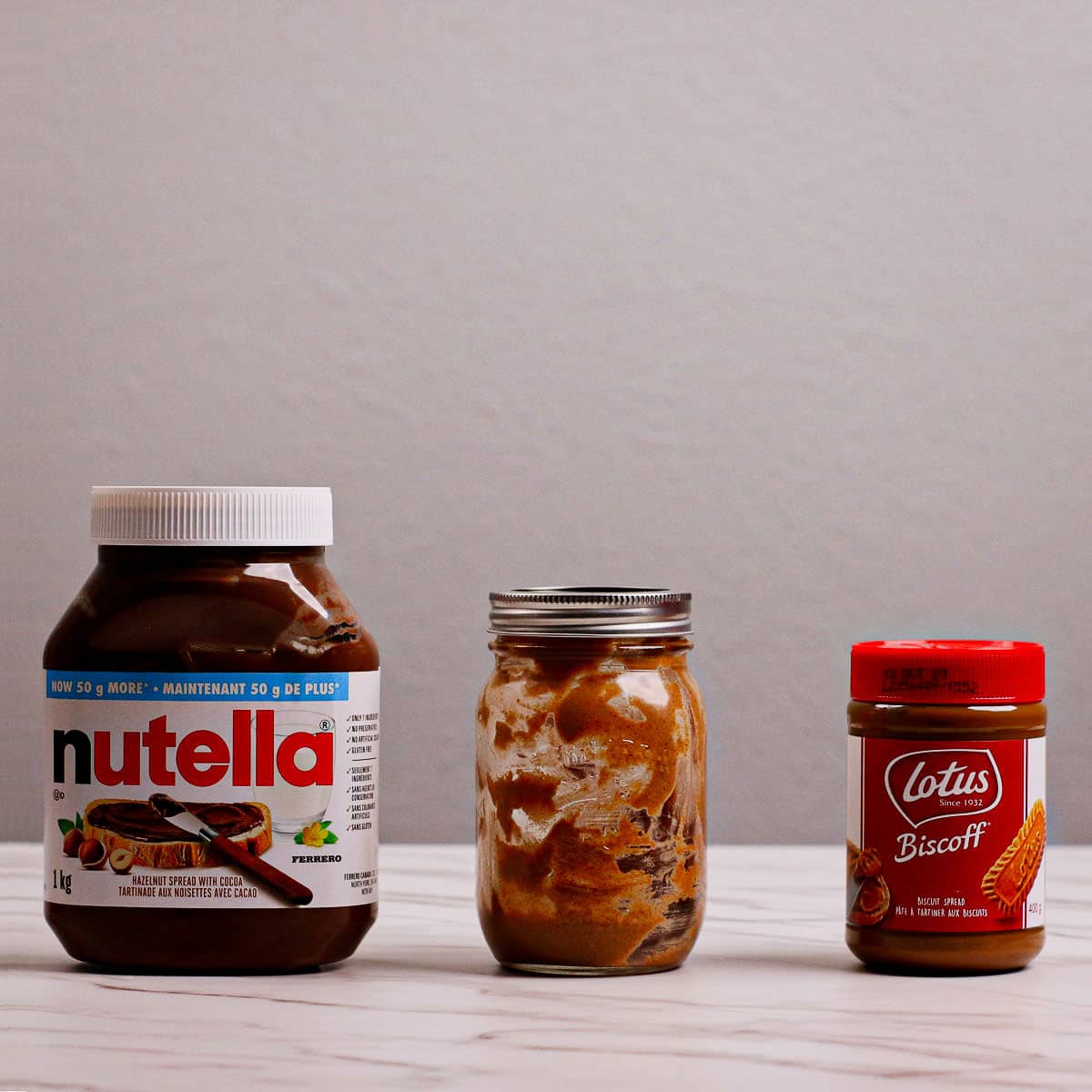 Nutella, Almond Butter, Cookie Butter