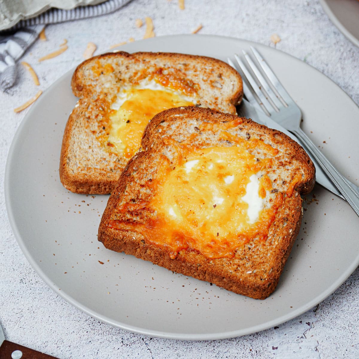 Air Fryer Toast - Plated Cravings