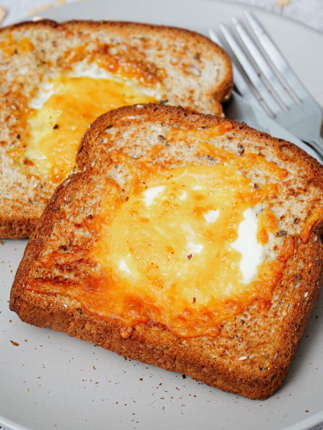 Easy Cheesy Air Fryer Egg Toast Recipe, The Perfect On-The-Go Breakfast!