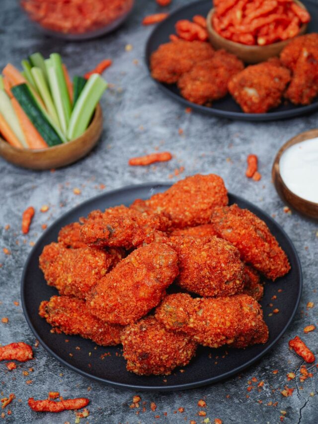 Mind-Blowing Air Fryer Flamin’ Hot Cheetos Chicken Wings Recipe