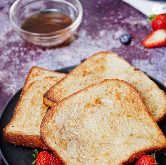 Instagram Reel - French toast in Air Fryer