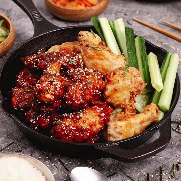 Korean chicken Wings in Air Fryer
