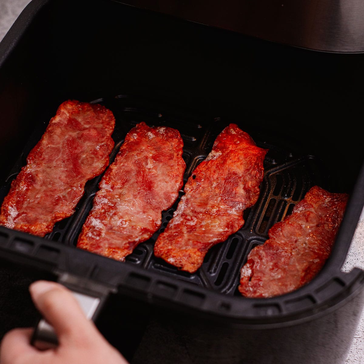 Cooking turkey bacon in air fryer