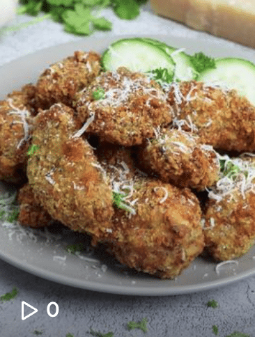 TikTok - Garlic Parmesan Chicken Wings Air Fryer Recipe
