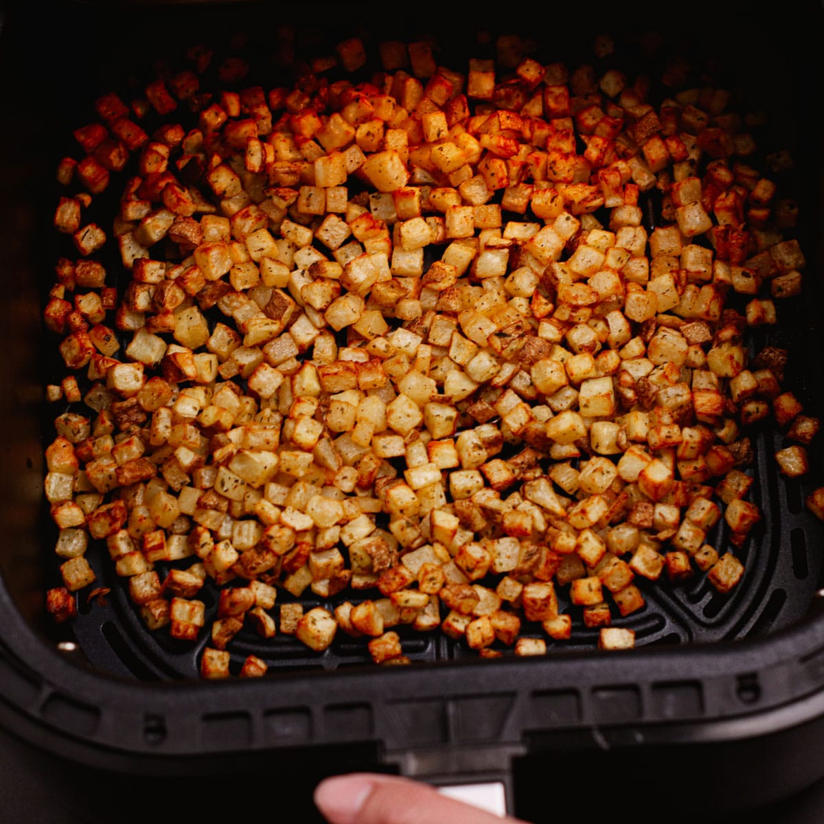 Cooking home fries in air fryer