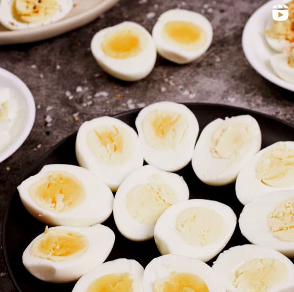 Instagram Reel - Air fryer hard boiled eggs recipe