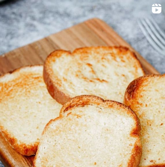 Instagram Reel - How to Toast Bread in Air Fryer