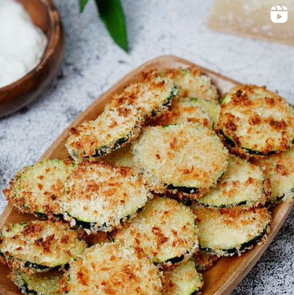 Instagram Reel - Air Fryer Zucchini Crisps