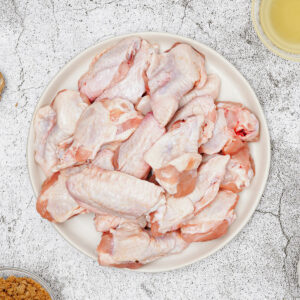 Thawed chicken wings