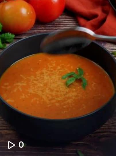 TikTok - Air Fryer Roasted Tomato Soup
