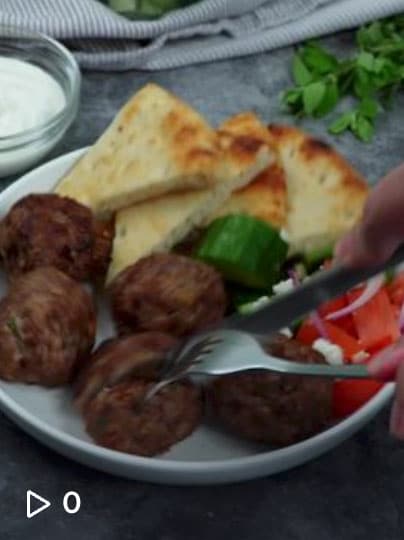 TikTok - Greek Meatballs in Air Fryer
