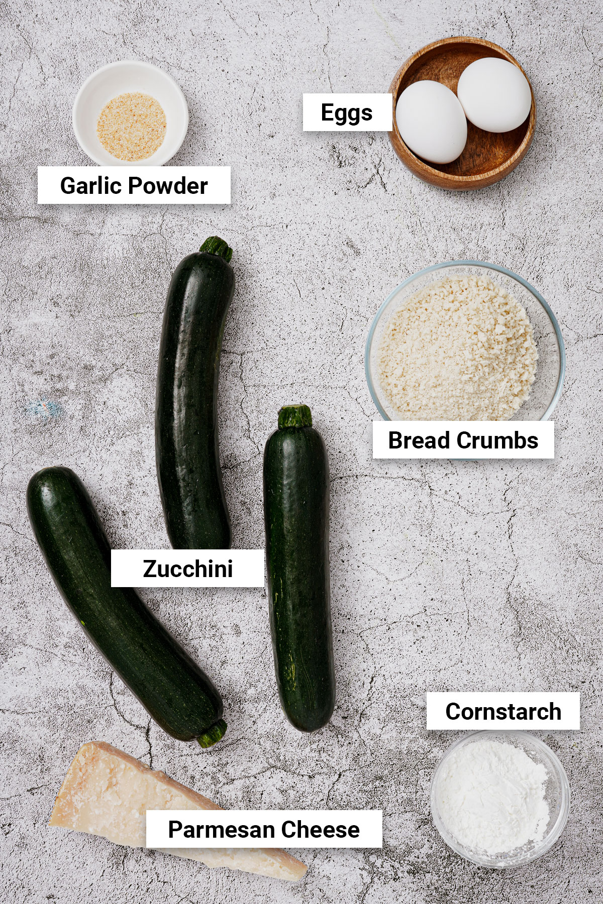 Zucchini crisps air fryer ingredients