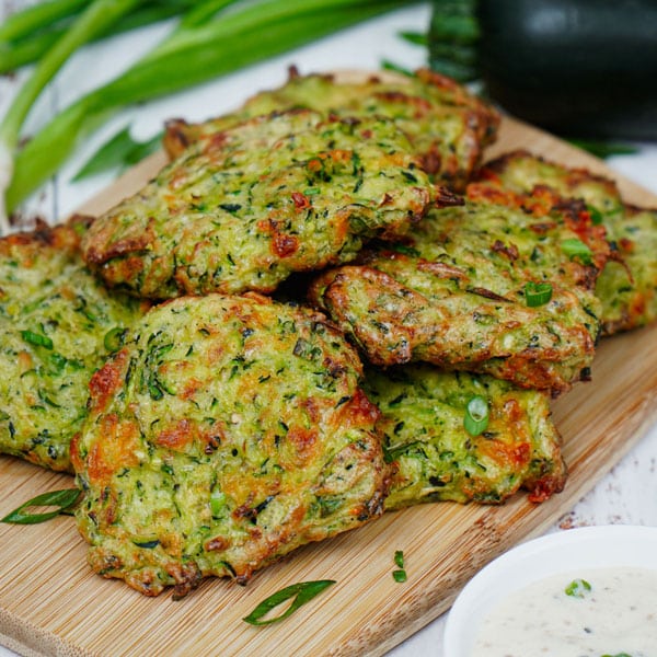 Zucchini Fritters in Air Fryer