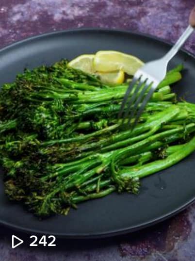 TikTok - Air fryer roasted broccolini