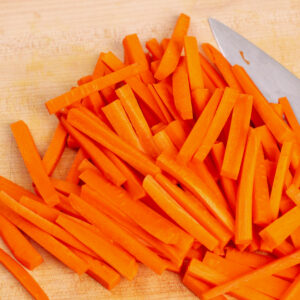 fry-sized carrot sticks