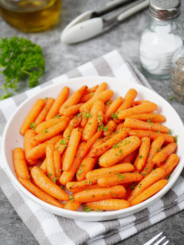 Air Fryer Baby Carrots, Roasted to Perfection!