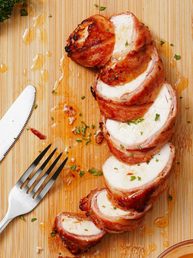 Easy Air Fryer Bacon Wrapped Chicken Breast