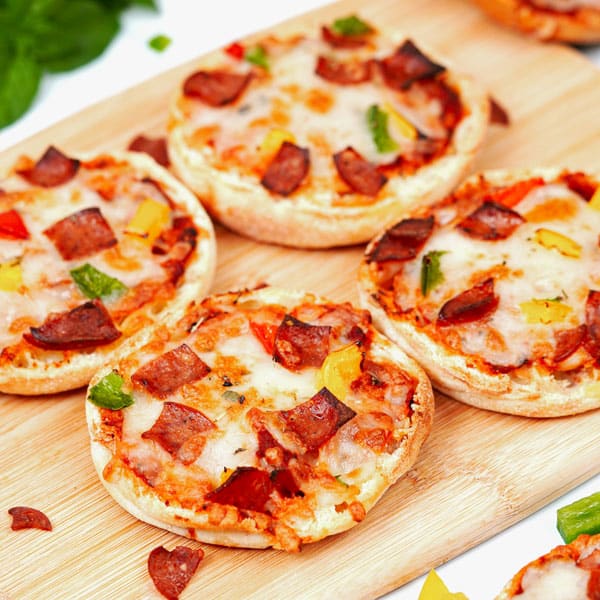 English Muffin Pizza in Air Fryer