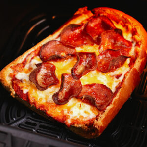 Cooking French bread pizza in air fryer