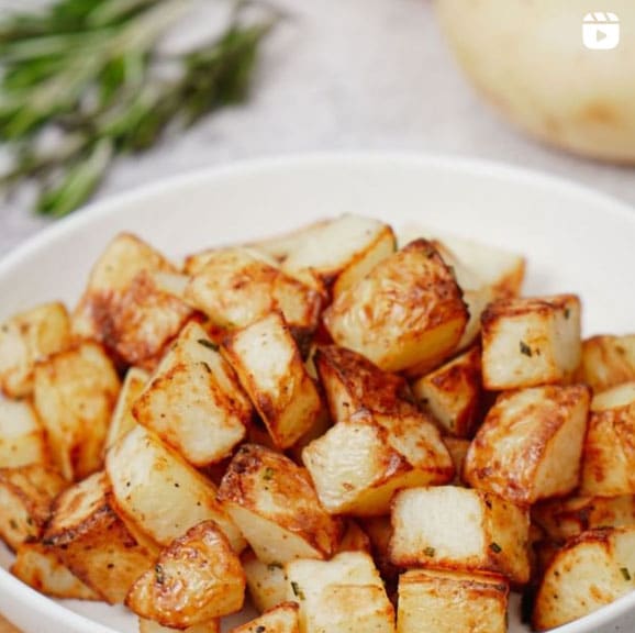 Instagram Reel - Air Fryer Diced Potatoes