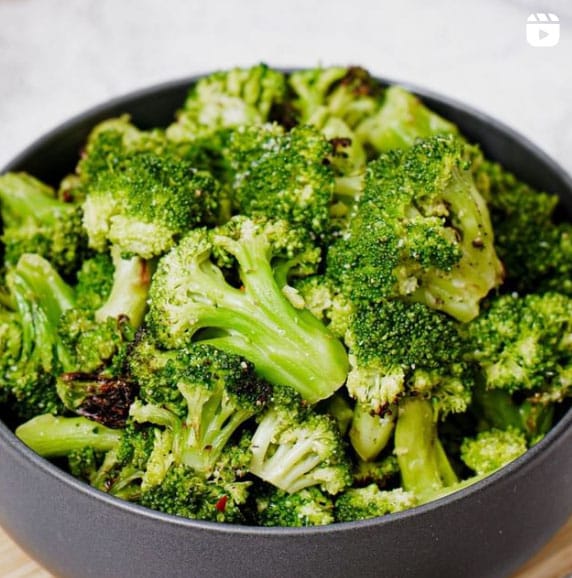 Instagram Reel - Air Fryer Frozen Broccoli