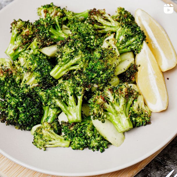 Instagram Reel - Roasted Broccoli in Air Fryer