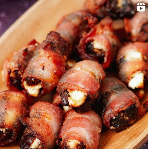 Instagram Reel - Air Fryer Bacon Wrapped Dates