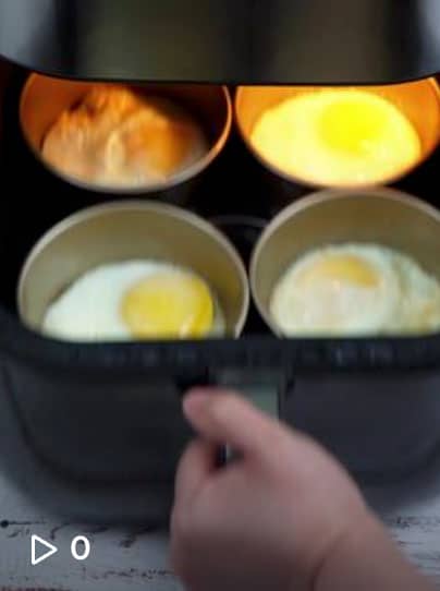 TikTok - Air fried Eggs