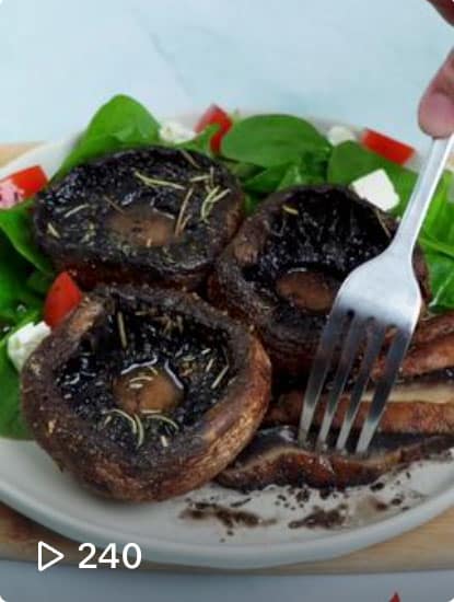 TikTok - Air Fryer Portobello Mushrooms