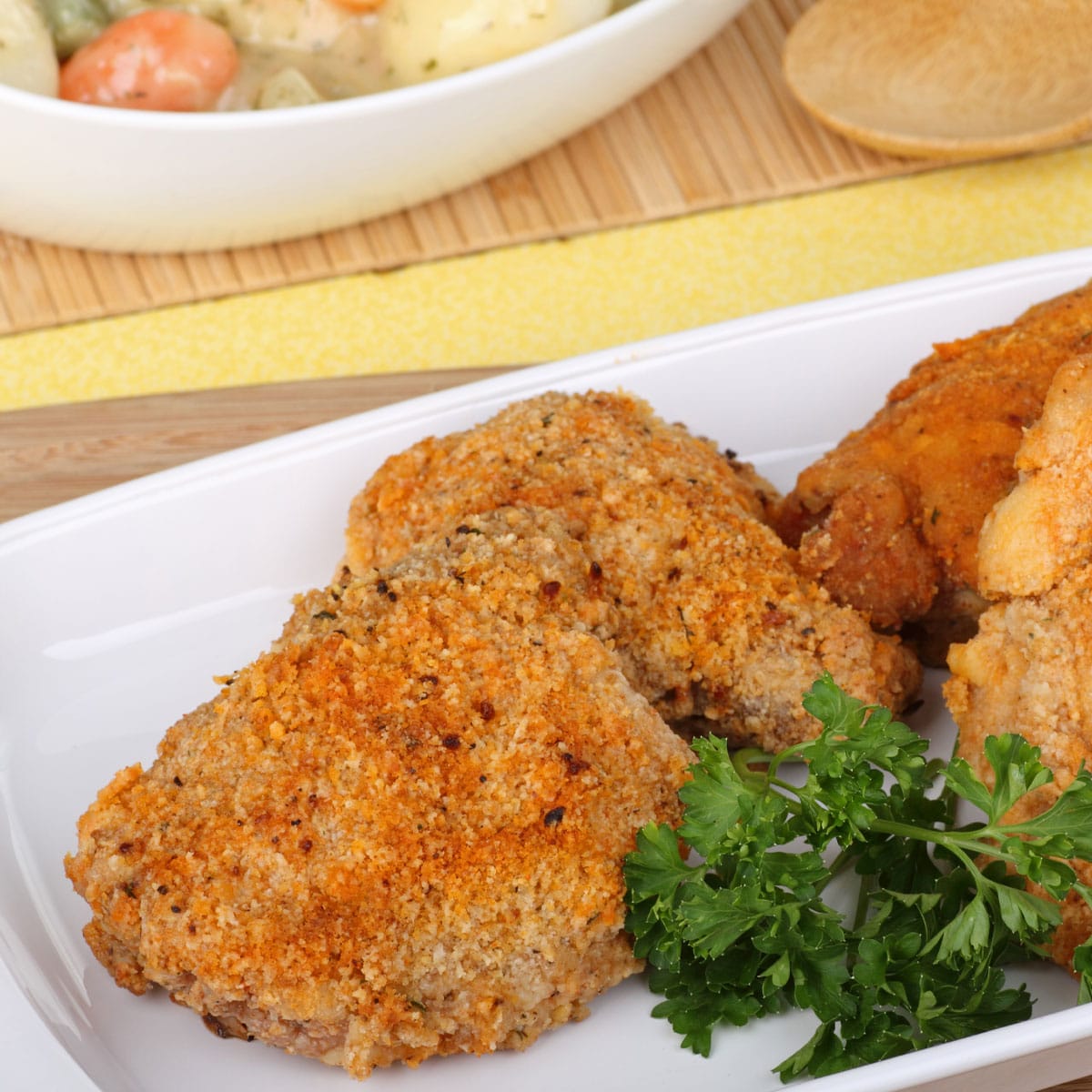 No Fuss, All Flavor: Air Fryer Breaded Chicken Thighs Recipe! - Fry It