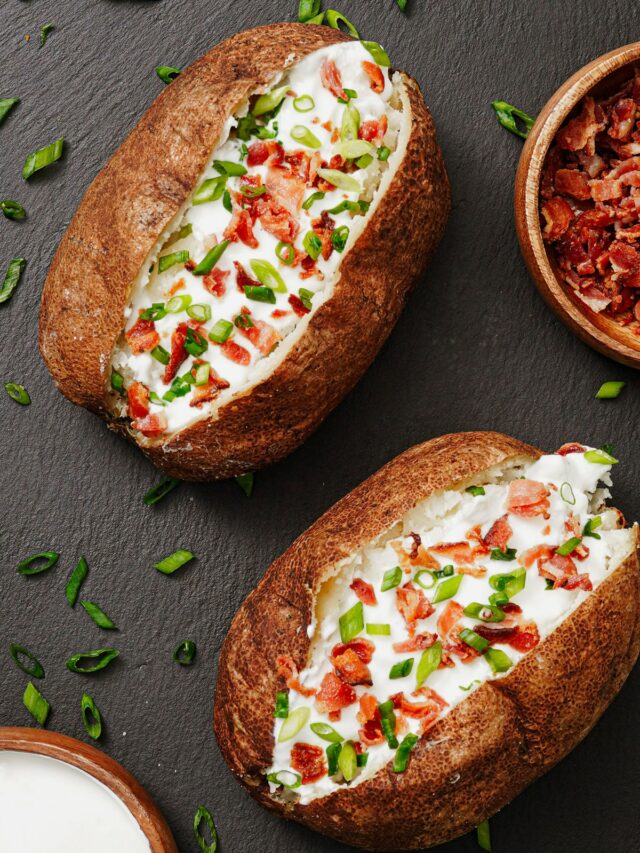 The Best Air Fryer Baked Potato {Loaded with Flavor}