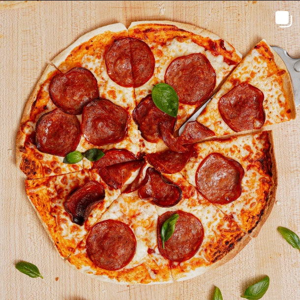 Instagram post - Air Fryer Tortilla Pizza