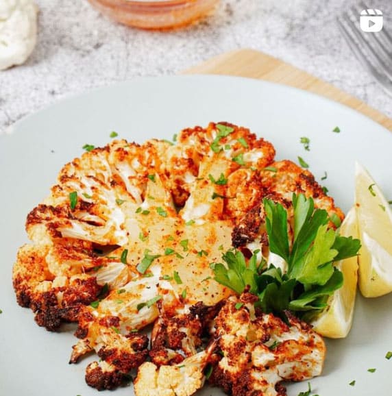 Instagram Reel - Air Fryer Cauliflower Steak