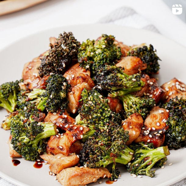 Instagram Reel - Air Fryer Chicken & Broccoli