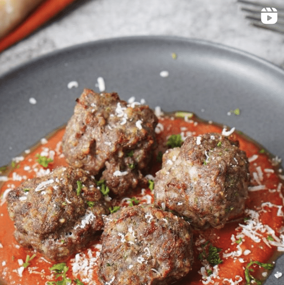 Instagram Reel - Air Fryer Meatballs