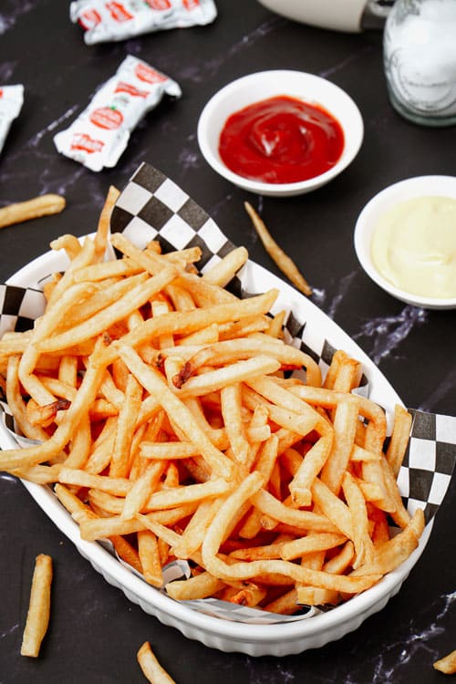 How to Reheat Fries in the Air Fryer (bite shot)